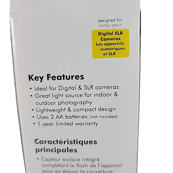 Xit Digital Slave Flash with Bracket for Digital/DSLR Camera (Black) - Picture 3 of 5